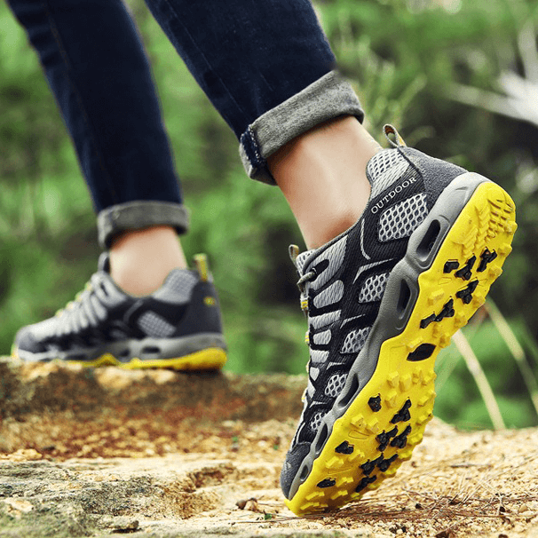 Orthopaedic Unisex Hiking Shoes – Finn-Grey-5-State of Style