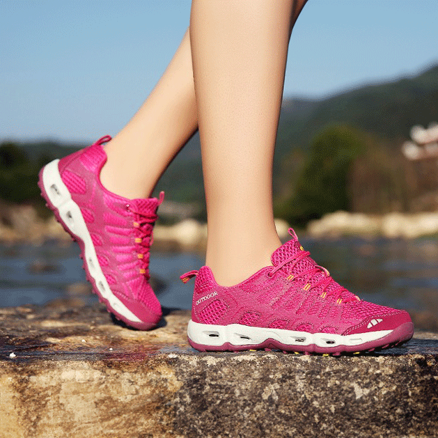 Orthopaedic Unisex Hiking Shoes – Finn-Pink-13-State of Style