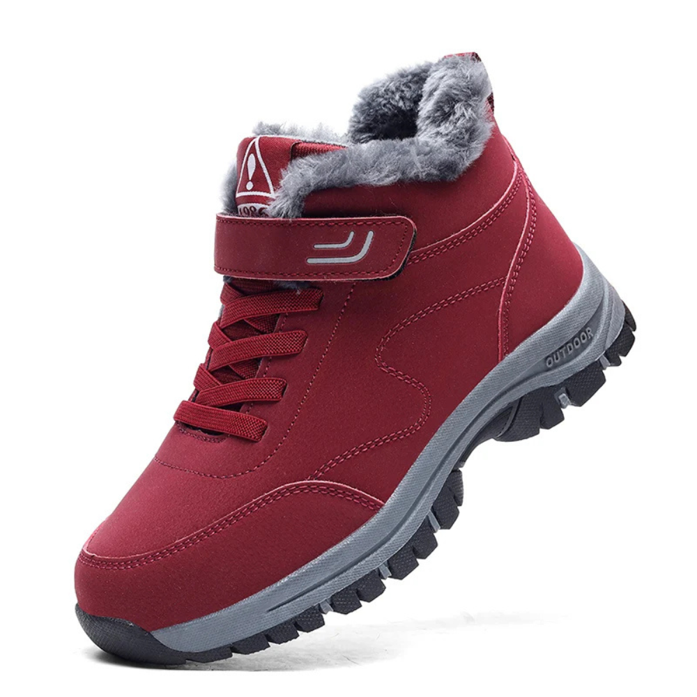 Orthopaedic Warm Winter Boots - Aria-Red-4-State of Style