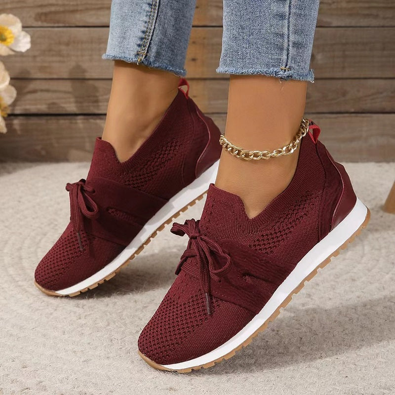 Orthopaedic women's comfort shoes with heels – Selena-Red-3-State of Style