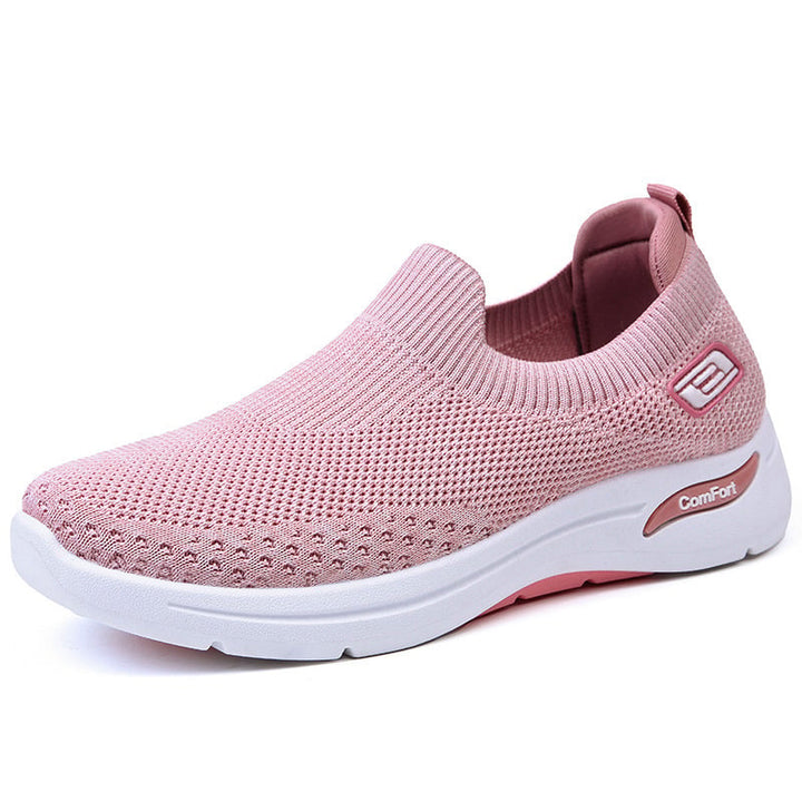 Orthopaedic Women's Cushion Sneakers - NovaStride-Pink-4.5-State of Style