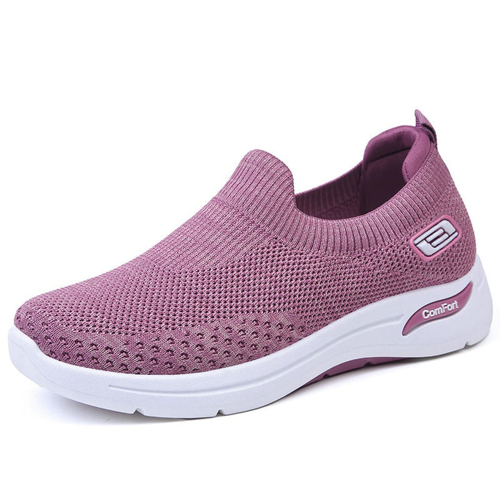 Orthopaedic Women's Cushion Sneakers - NovaStride-Purple-4.5-State of Style