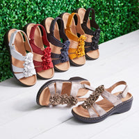 Orthopaedic women's sandals in summer style - Moana-Yellow-3-State of Style