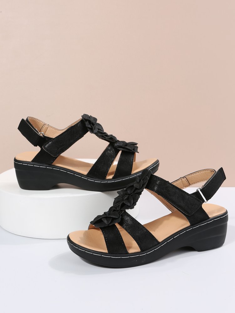 Orthopaedic women's sandals in summer style - Moana-Yellow-3-State of Style