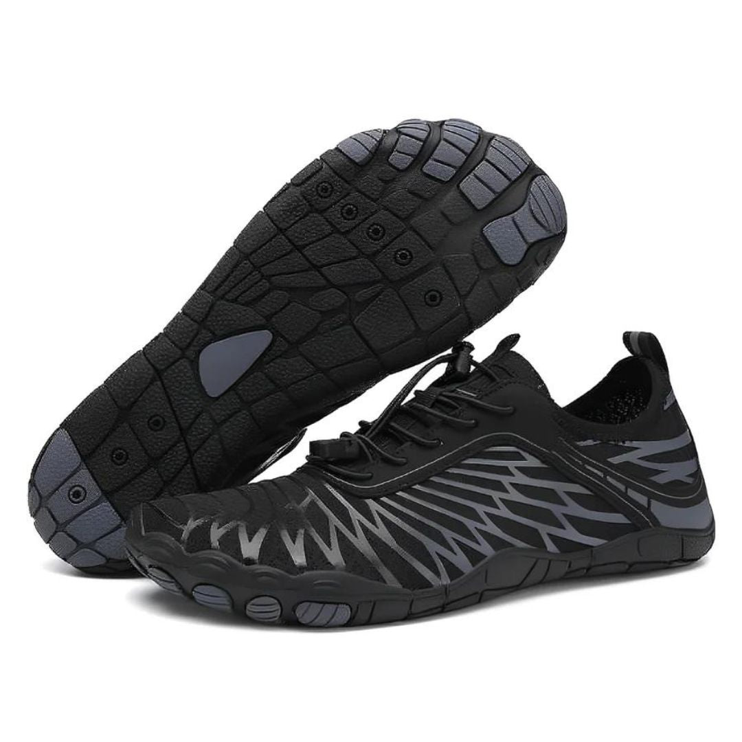 Orthopedic Barefoot Shoes - VitalStride-Black Grey-3.5-State of Style