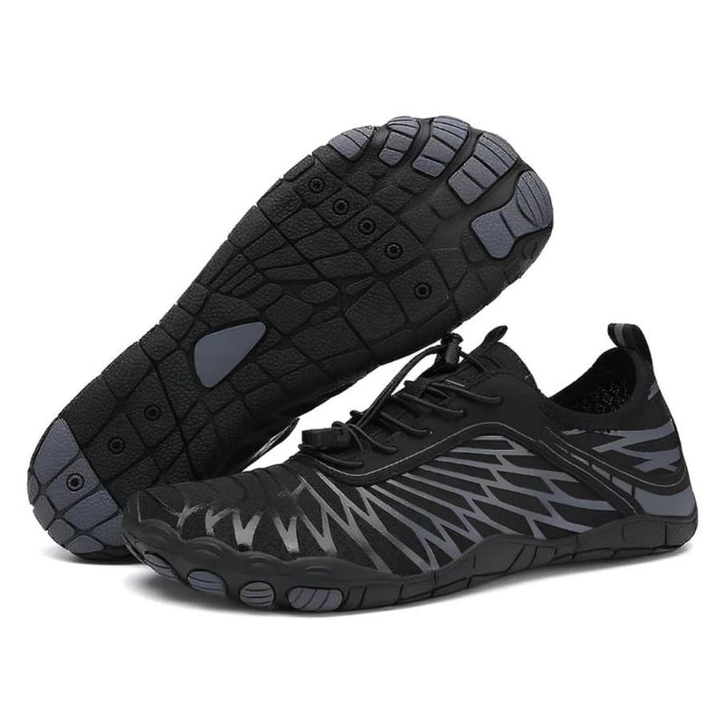 Orthopedic Barefoot Shoes - VitalStride-Black Grey-3.5-State of Style