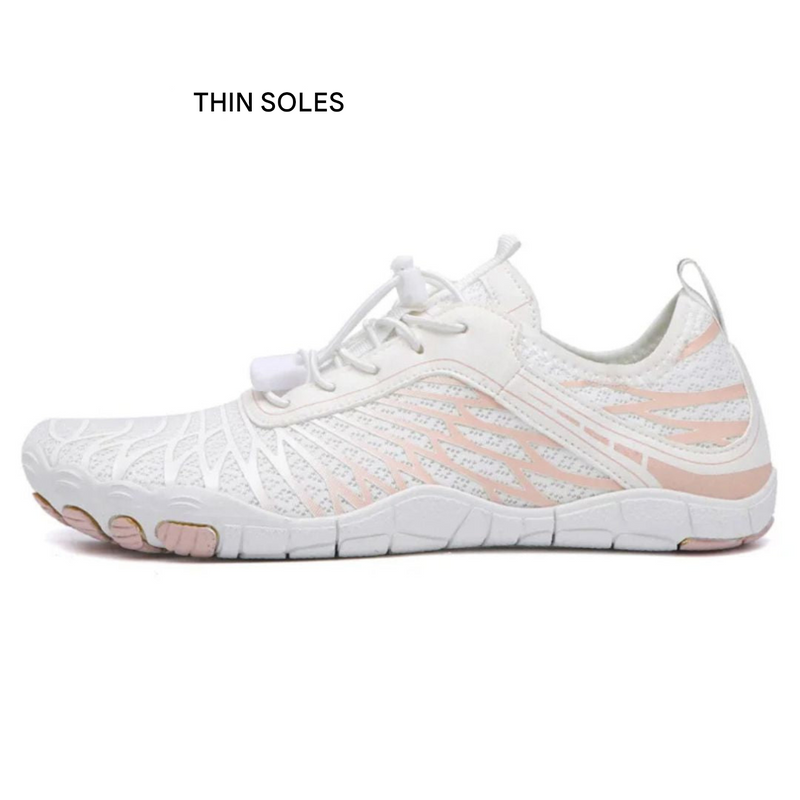 Orthopedic Barefoot Shoes - VitalStride-White Pink-3.5-State of Style