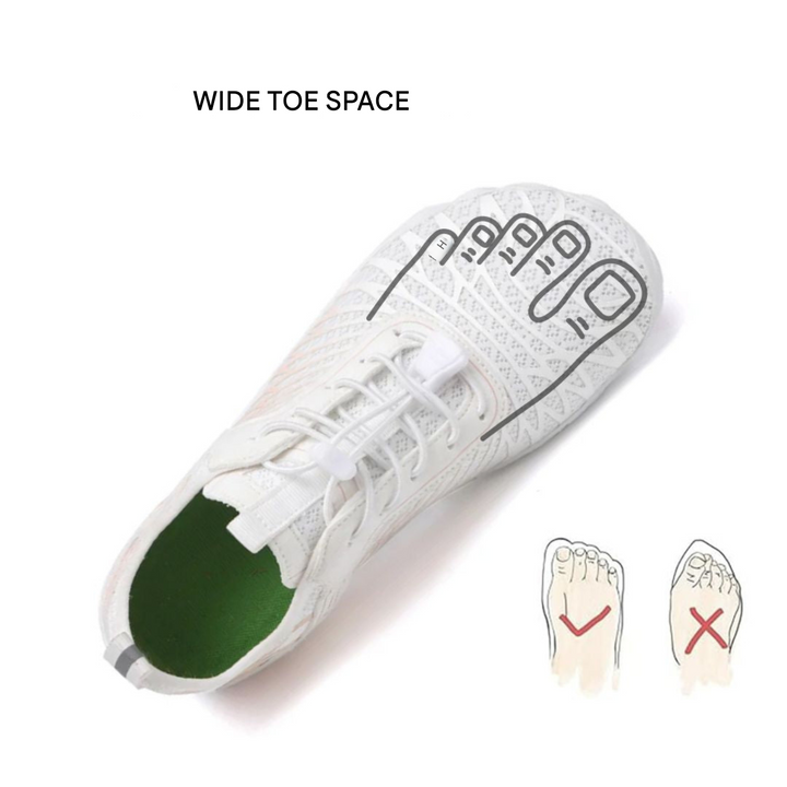 Orthopedic Barefoot Shoes - VitalStride-White Pink-3.5-State of Style