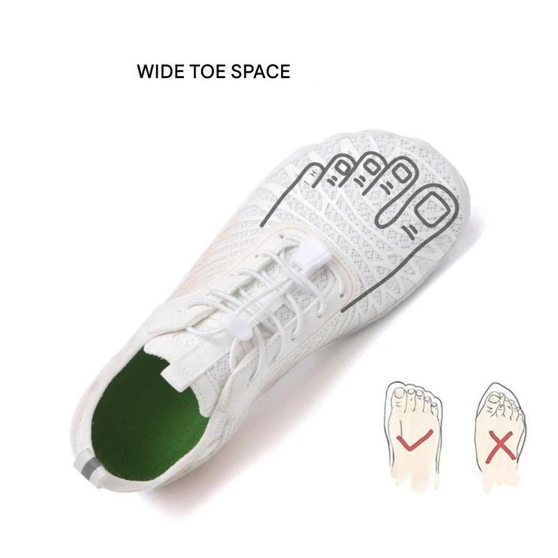 Orthopedic Barefoot Shoes - VitalStride-White Pink-3.5-State of Style