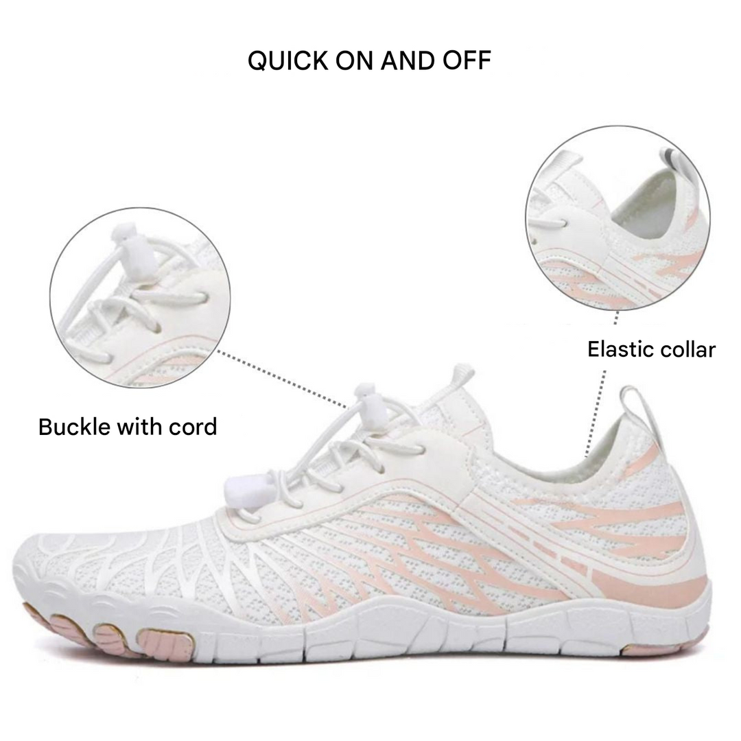 Orthopedic Barefoot Shoes - VitalStride-White Pink-3.5-State of Style