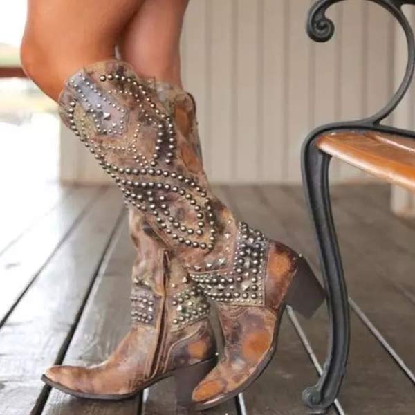 Orthopedic High Boots for Women - Selena-Brown-3-State of Style
