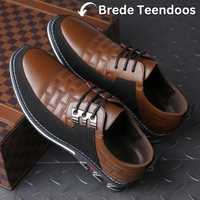 Orthopedic Leather Men's Shoes - GentleStep-Black-6-State of Style