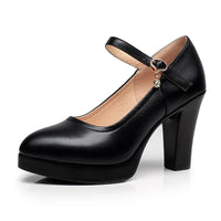Orthopedic Lichtgewicht Zwarte Pumps - Emily-35-State of Style