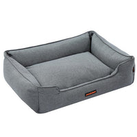 Orthopedic Luxury Dog Bed - PawsomeNest-Grey-M: 60.0 x 50.0 x 18.0 cm-State of Style