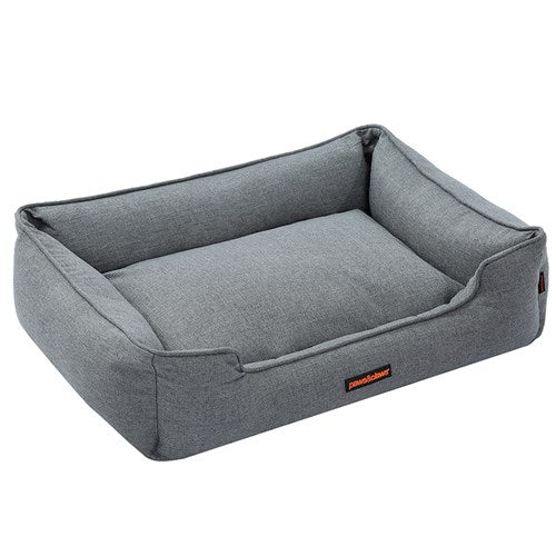 Orthopedic Luxury Dog Bed - PawsomeNest-Grey-M: 60.0 x 50.0 x 18.0 cm-State of Style