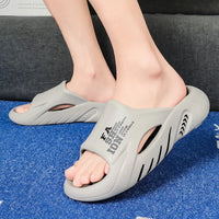 Orthopedic Massage Slippers | Pain Relief | Arch Support-Black Orange-3.5-State of Style