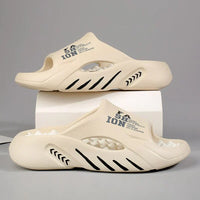 Orthopedic Massage Slippers | Pain Relief | Arch Support-Black Orange-3.5-State of Style