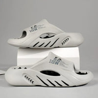 Orthopedic Massage Slippers | Pain Relief | Arch Support-Black Orange-3.5-State of Style