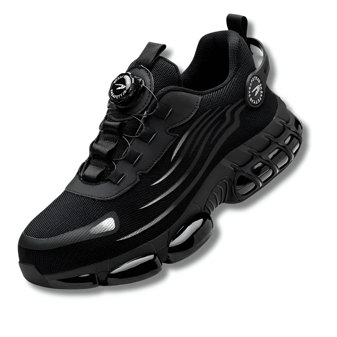 Orthopedic Men's Safety Shoes - Orion-Black-36-State of Style