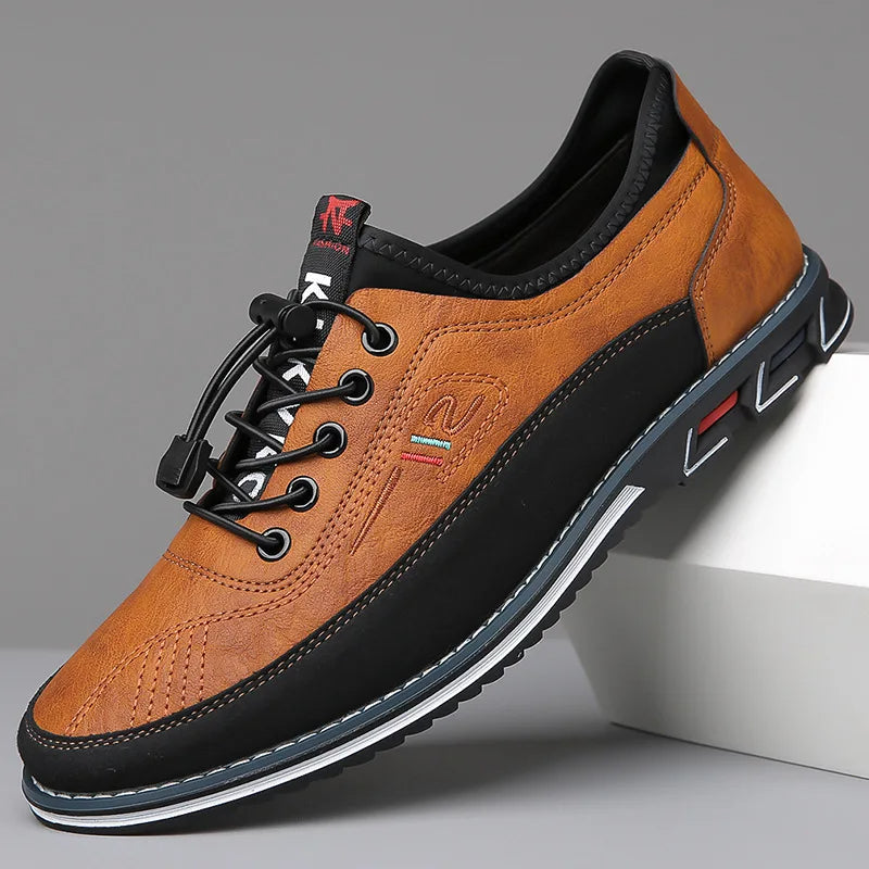 Orthopedic Oxford Men's Shoes - Elias-Brown-38-State of Style