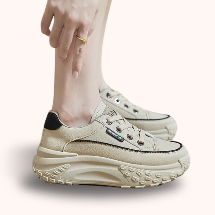 Orthopedic Shoes for Everyday Comfort - FlexiStep-Khaki-4.5-State of Style