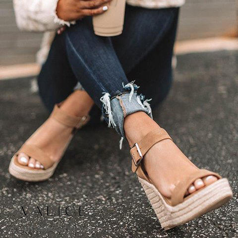 Orthopedic Wedge Heels | Comfortable & Stylish-Brown-6-State of Style