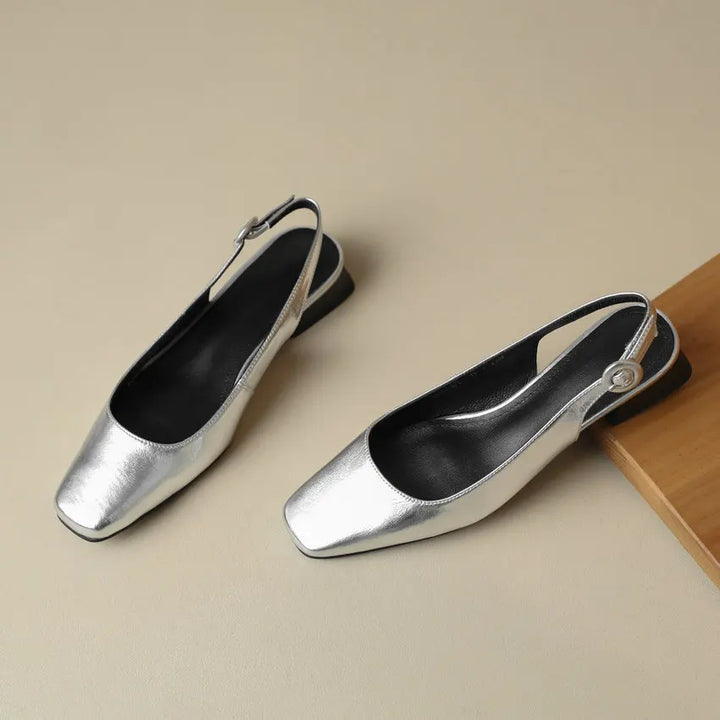 Orthopedische beige loafers - Lisa-Beige-3-State of Style