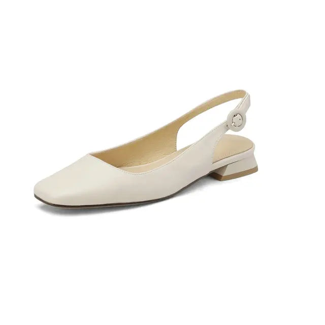 Orthopedische beige loafers - Lisa-Beige-3-State of Style