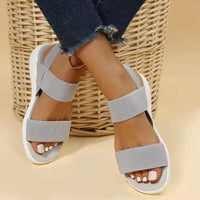 Orthopedische Beige Sandalen - Laura-Grijs-36-State of Style