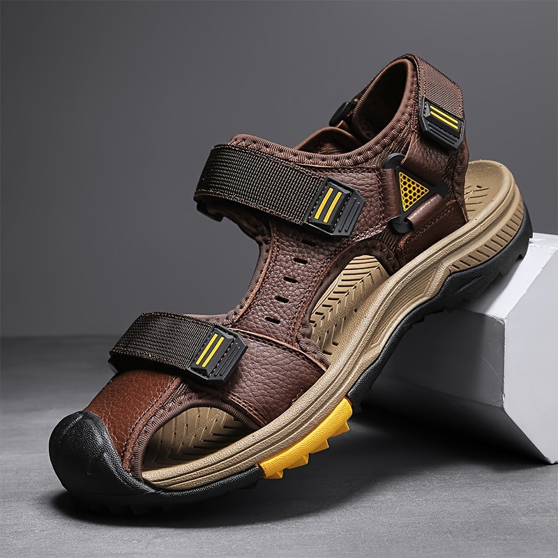 Orthopedische Donkerbruine Outdoor Sandalen - Lars-Donkerbruin-CN38(EU38.5)-State of Style