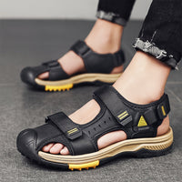 Orthopedische Donkerbruine Outdoor Sandalen - Lars-Donkerbruin-CN38(EU38.5)-State of Style
