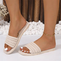 Orthopedische Gevlochten Beige Sandalen - Julia-36-State of Style