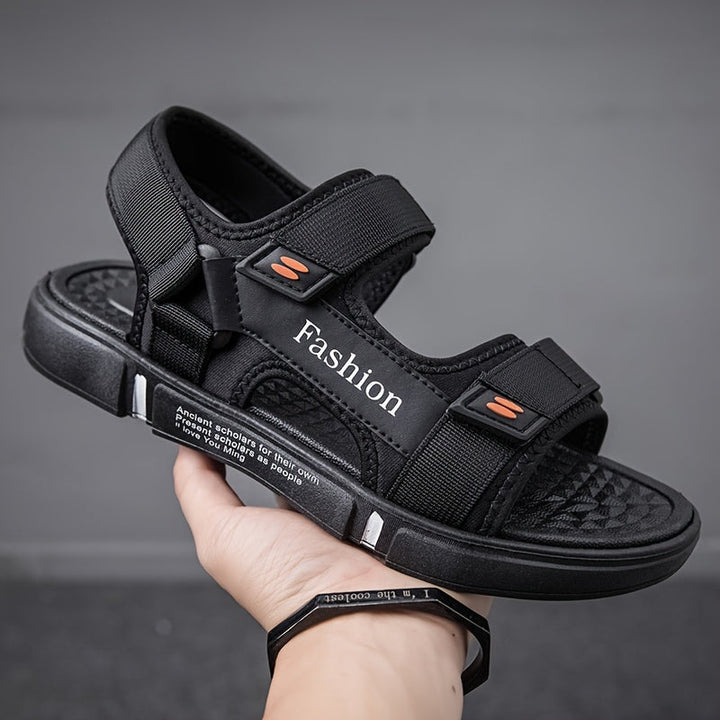 Orthopedische Herensandalen Zwart - Max-Zwart-wit-CN36(EU37)-State of Style