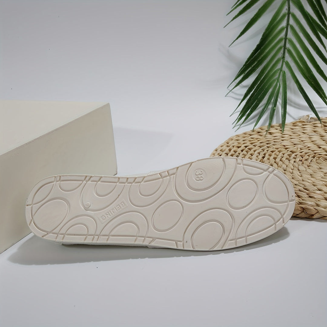 Orthopedische Ivoorkleurige Flats - Lara-CN35(EU35)-State of Style