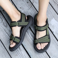 Orthopedische Legergroene sandalen - Max-Legergroen-40-State of Style