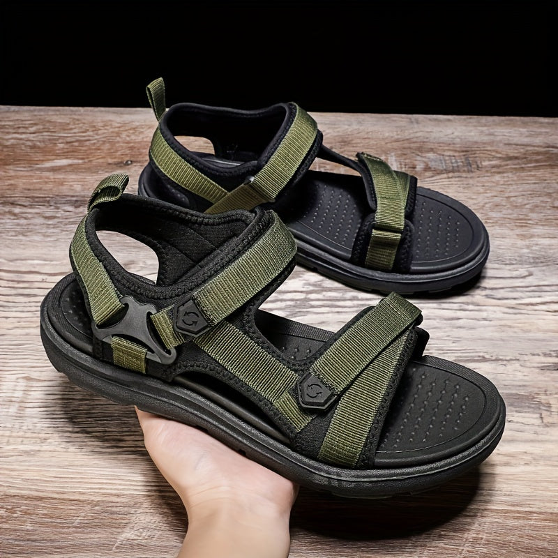 Orthopedische Legergroene sandalen - Max-Legergroen-40-State of Style