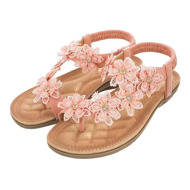 Orthopedische Licht Beige Sandalen - Emily-Rosa-34-State of Style