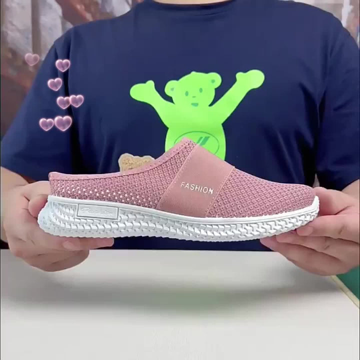 Orthopedische Lichtgewicht Zwarte Pantoffels - Julia-Zwart-CN36(EU36)-State of Style