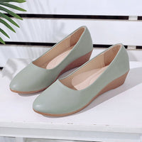 Orthopedische Rode Flats - Emma-Groen-EU36-State of Style