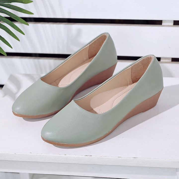 Orthopedische Rode Flats - Emma-Groen-EU36-State of Style