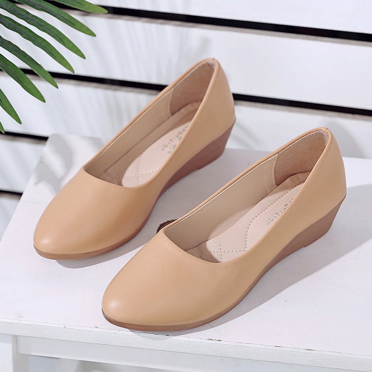 Orthopedische Rode Flats - Emma-KhaKi-EU36-State of Style