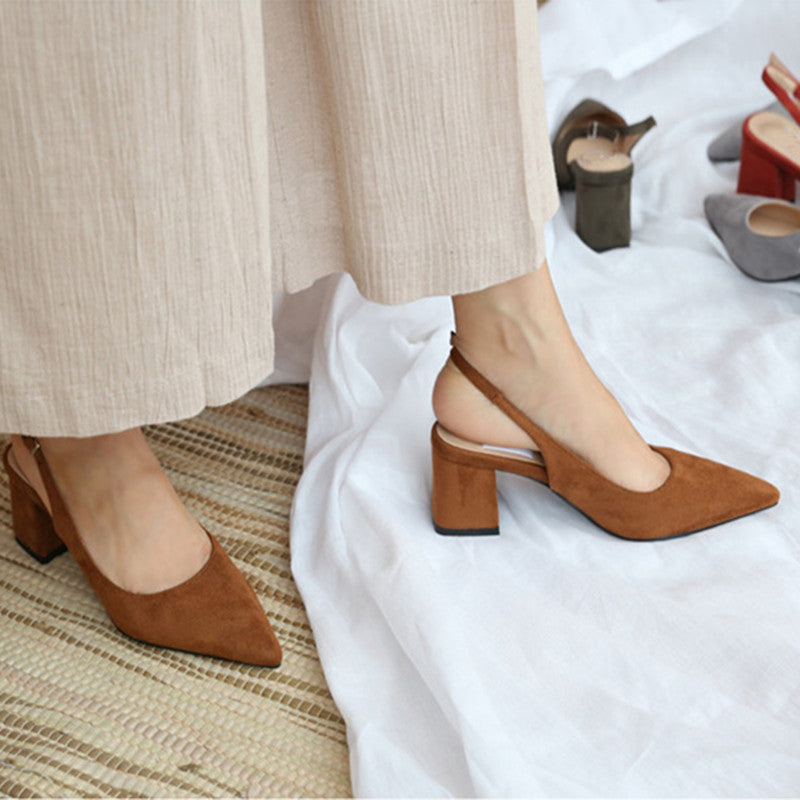 Orthopedische roze hakken - Sophie-Bruin-4-State of Style