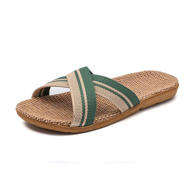 Orthopedische Stro Sandalen - Julia-Groen-35-36-State of Style