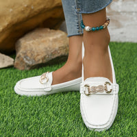 Orthopedische Witte Loafers met Ketting - Clara-CN36(EU36)-State of Style