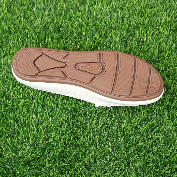 Orthopedische Witte Loafers met Ketting - Clara-CN36(EU36)-State of Style