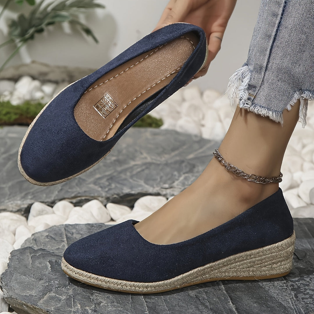 Orthopedische Zwart Espadrilles - Sara-Koningsblauw-CN35(EU35.5)-State of Style