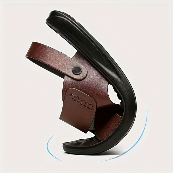 Orthopedische zwarte designer herensandalen - Felix-Zwart-CN40-41(EU40-40.5)-State of Style