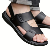Orthopedische zwarte designer herensandalen - Felix-Zwart-CN40-41(EU40-40.5)-State of Style