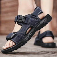 Orthopedische Zwarte Outdoor Sandalen - Mark-Blauw-CN39(EU38.5)-State of Style
