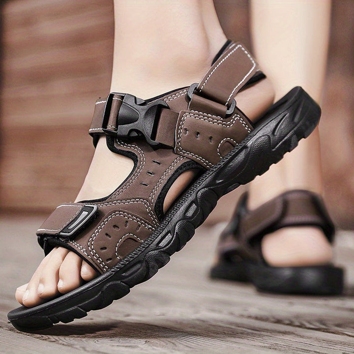 Orthopedische Zwarte Outdoor Sandalen - Mark-Bruin-CN39(EU38.5)-State of Style